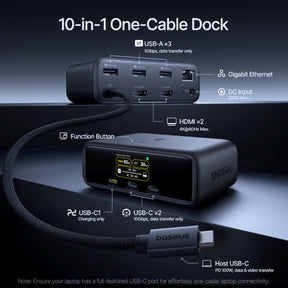 Baseus Spacemate RD1 Mini 10-in-1 (WIN) Docking Station