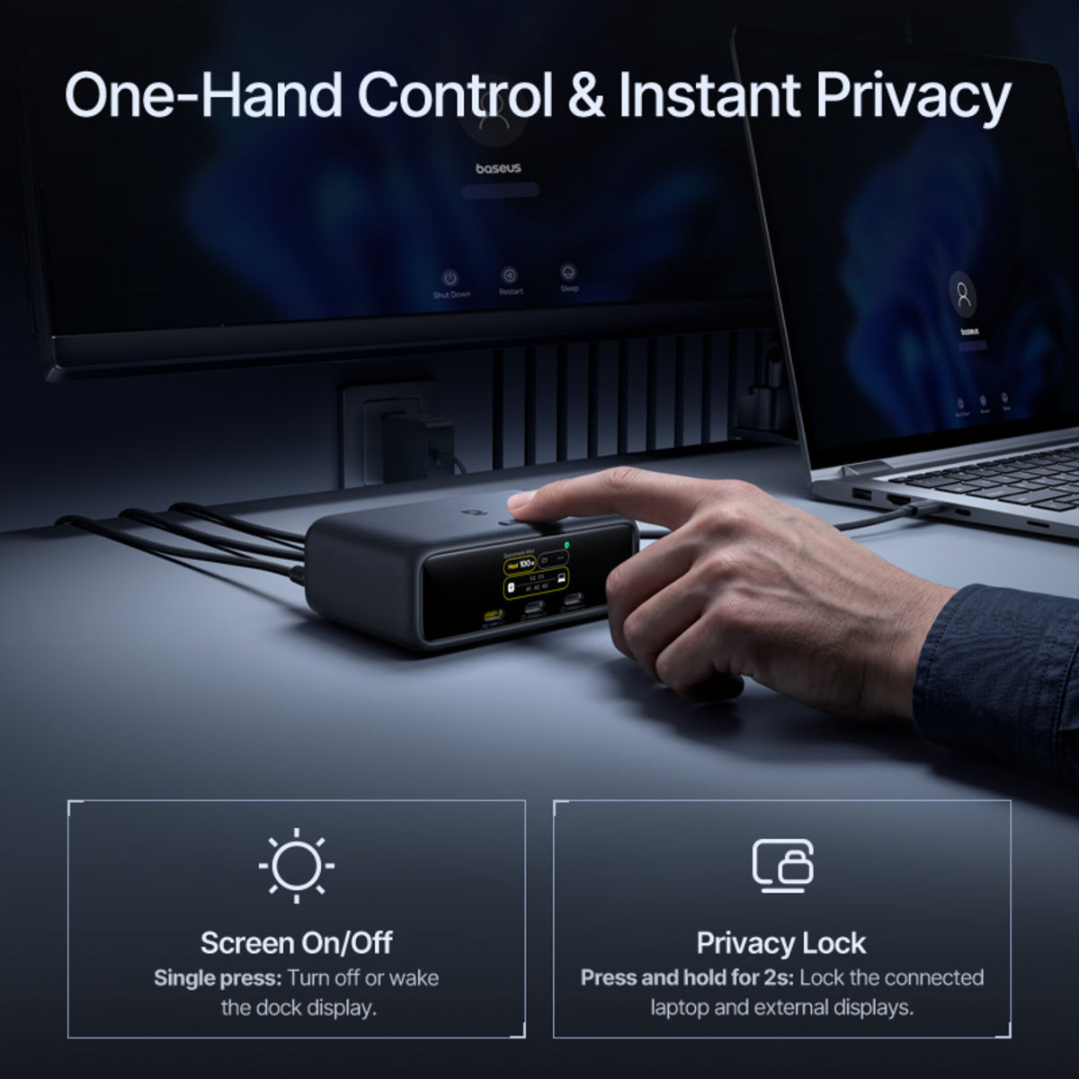 Baseus Spacemate RD1 Mini 10-in-1 (WIN) Docking Station