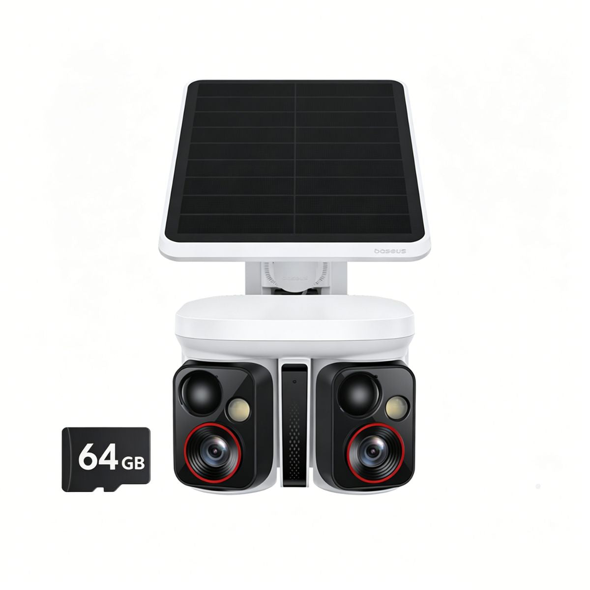 Baseus Security X1 Pro Outdoor Dual Camera With 64GB SD Card 1-Pack