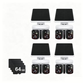 Baseus Security X1 Pro Outdoor Dual Camera With 64GB SD Card 4-Pack