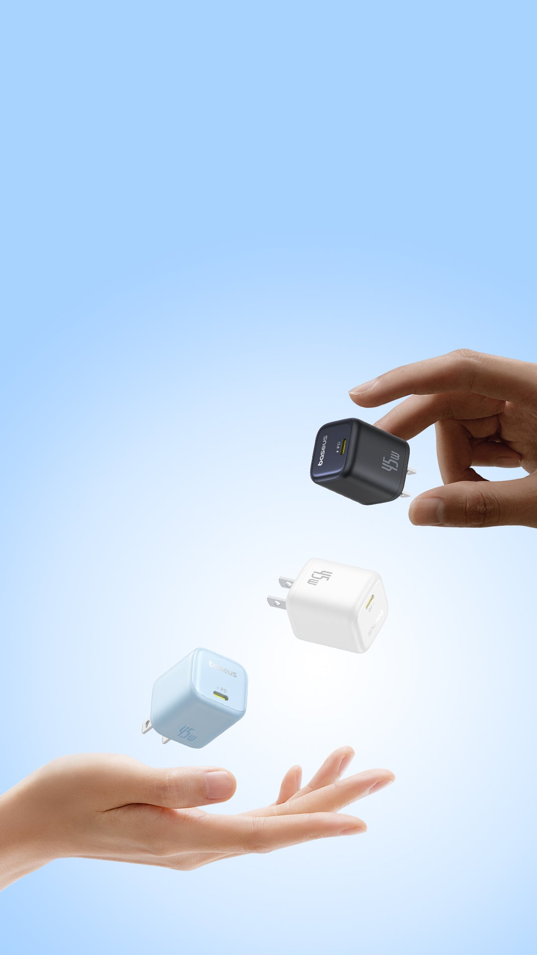 Baseus PicoGo
Pioneering the 45W Charging Lineup
For iPhone 16 Lineup Full-Speed Charging
