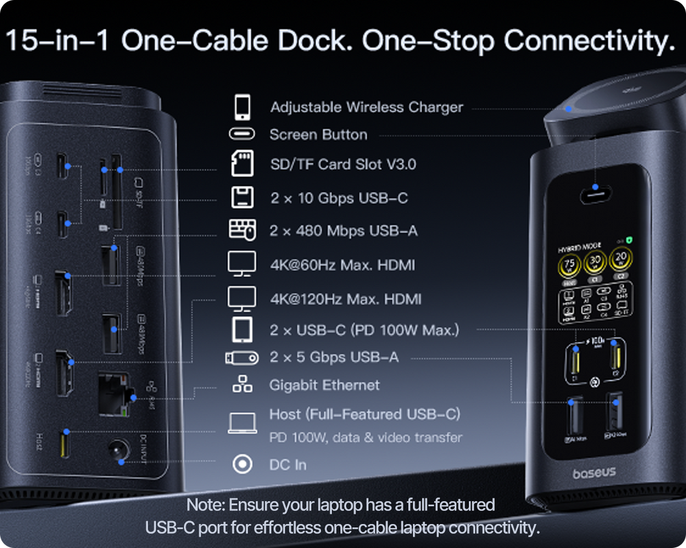 One-Cable Docking Solution