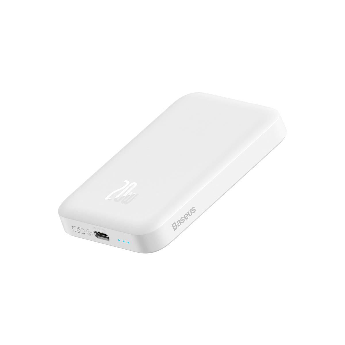 Baseus Magsafe Powerbank 6000mAh, batteria esterna magnetica per iPhone  serie 15/14/13/12, ricarica rapida wireless USB-C, Mini Power Bank PD 20W,  piccolo ma potente, bianco : : Elettronica