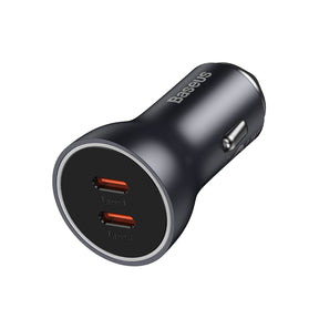 Baseus Dual USB-C Car Charger 60W