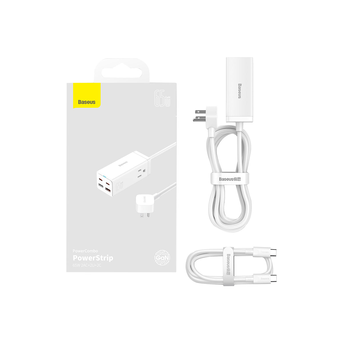 Baseus GaN3 Pro 6 Ports Power Strip 65W