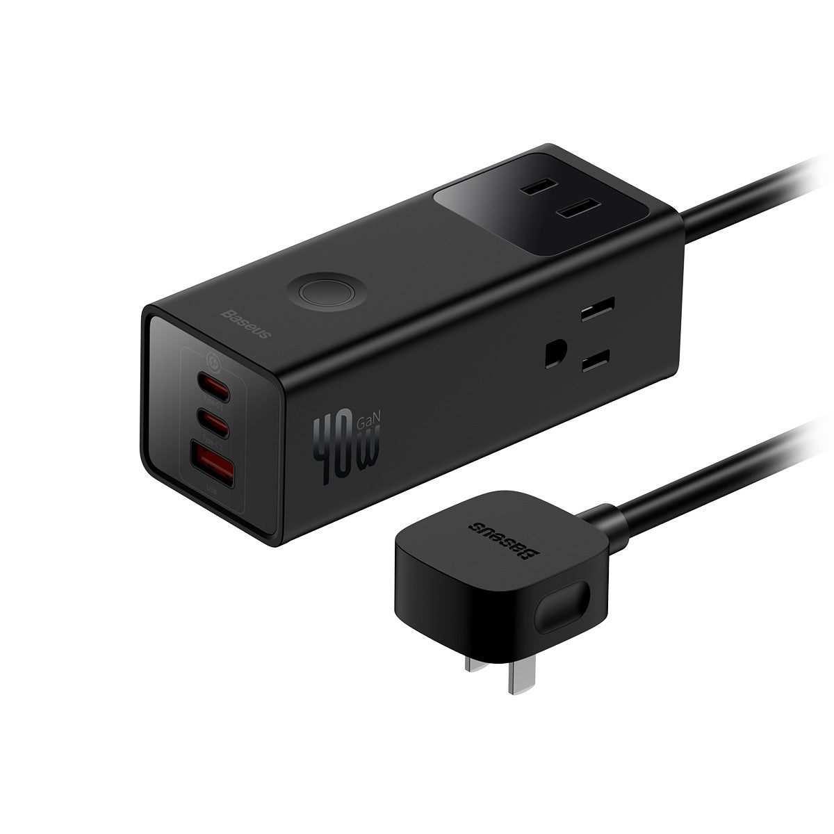 Baseus PowerCombo Pro 6 Ports Power Strip 40w US Black