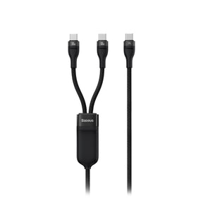 Baseus Flash 2 in 1 USB C Cable 100W 4.9ft