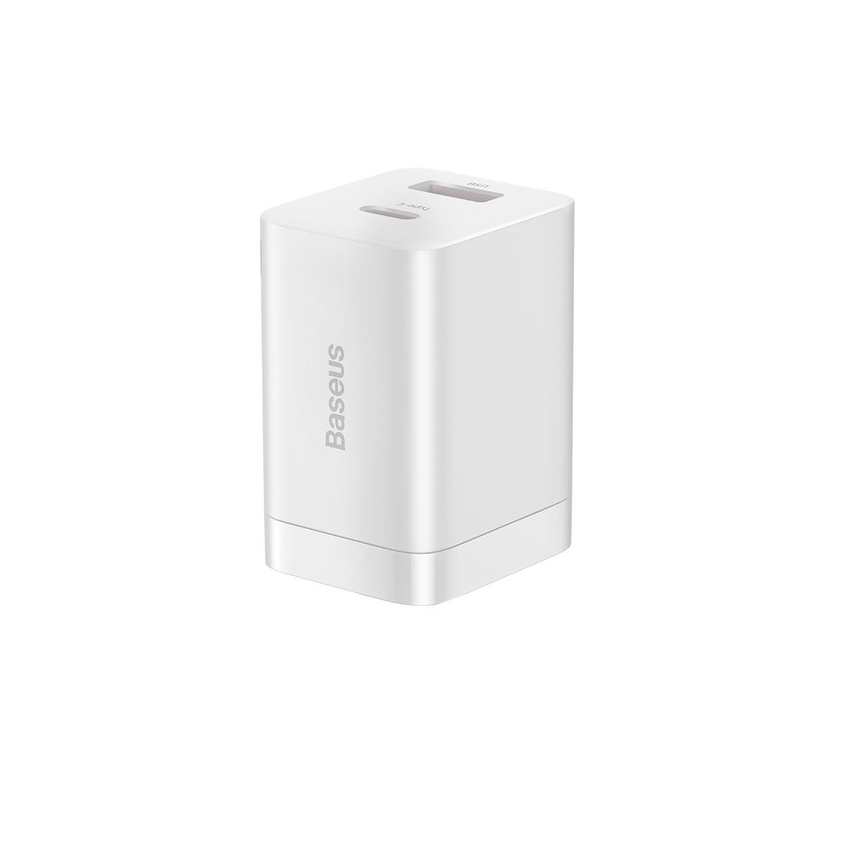 Baseus Super Si Pro Dual Port Fast Charger 30W White US