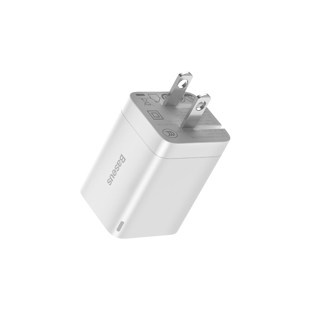 baseus_super_si_pro_dual_port_fast_charger_30w_with_folding_plug_white