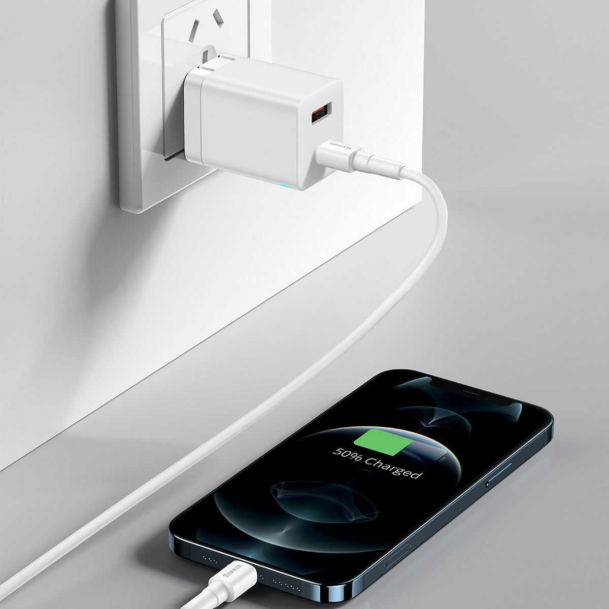 Baseus Super Si Pro Dual Port Fast Charger 30W
